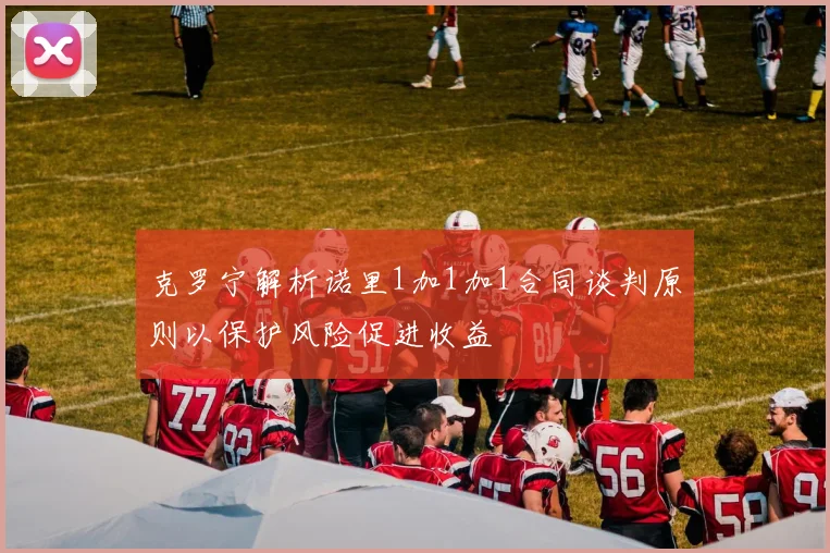克罗宁解析诺里1加1加1合同谈判原则以保护风险促进收益